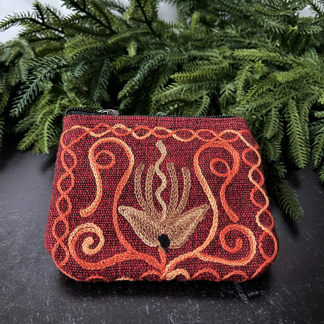 Embroidered Coin Purse (6 options)