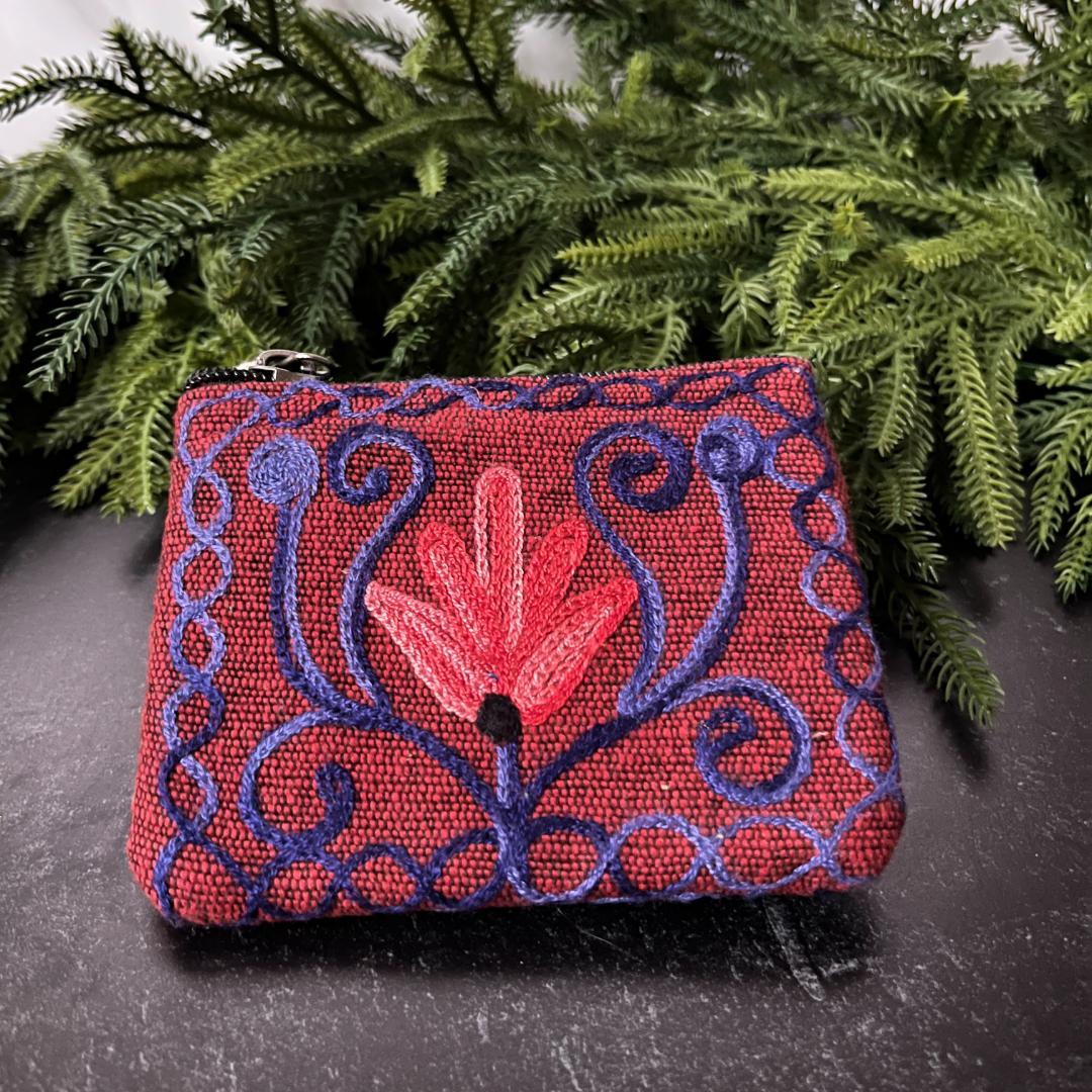 Embroidered Coin Purse (6 options)