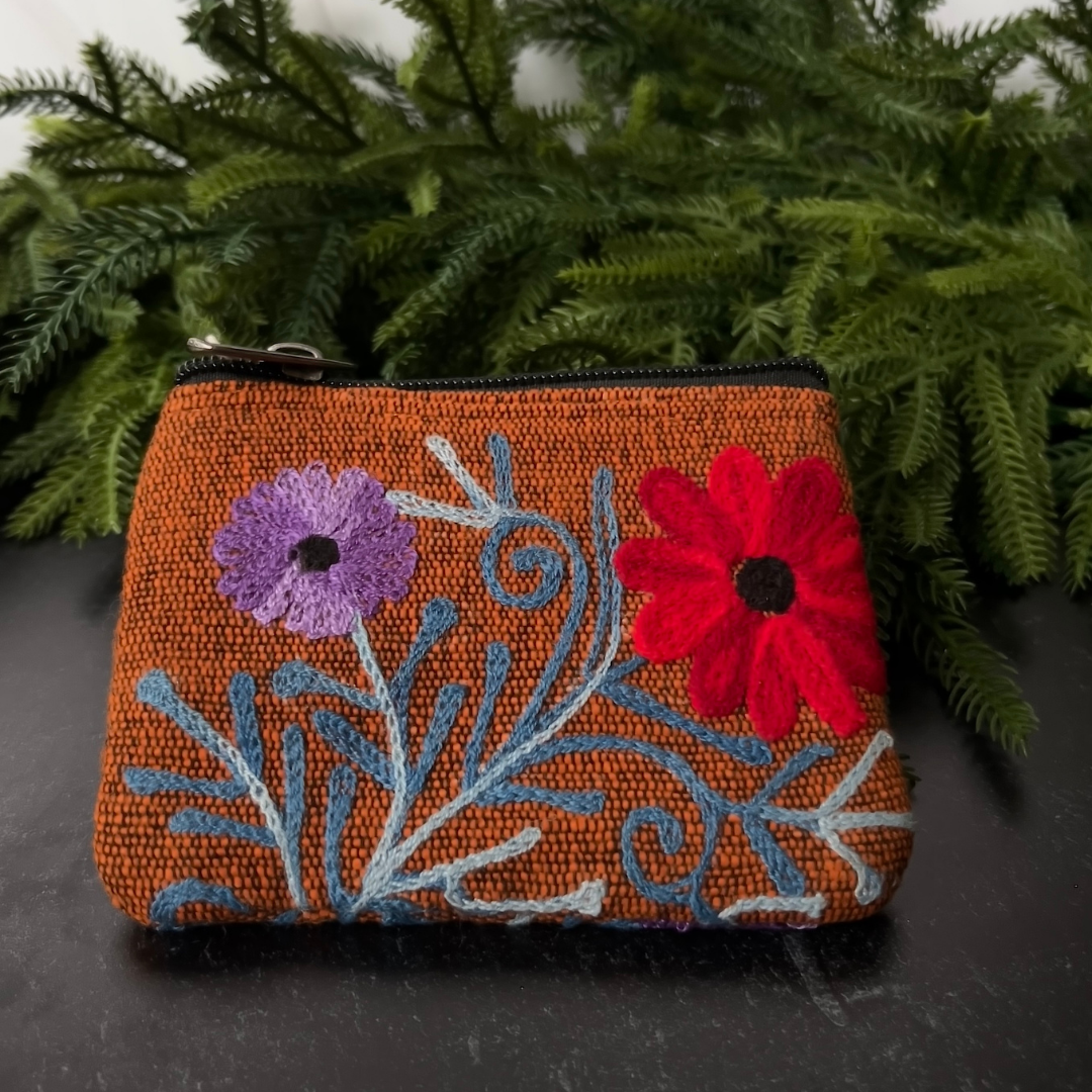 Embroidered Coin Purse (6 options)
