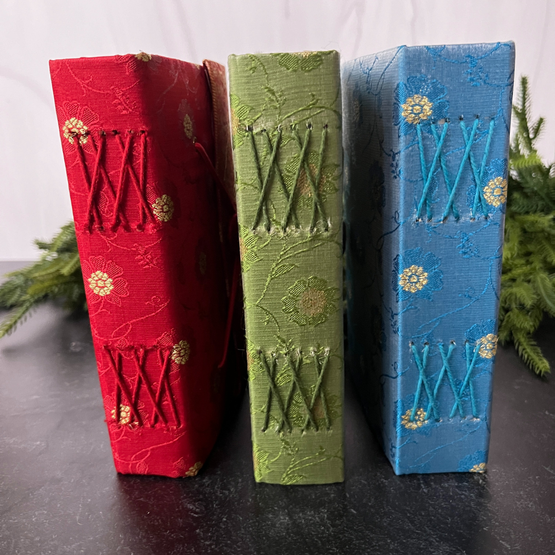 Handmade Sari Fabric Journal Notebooks (3 options)