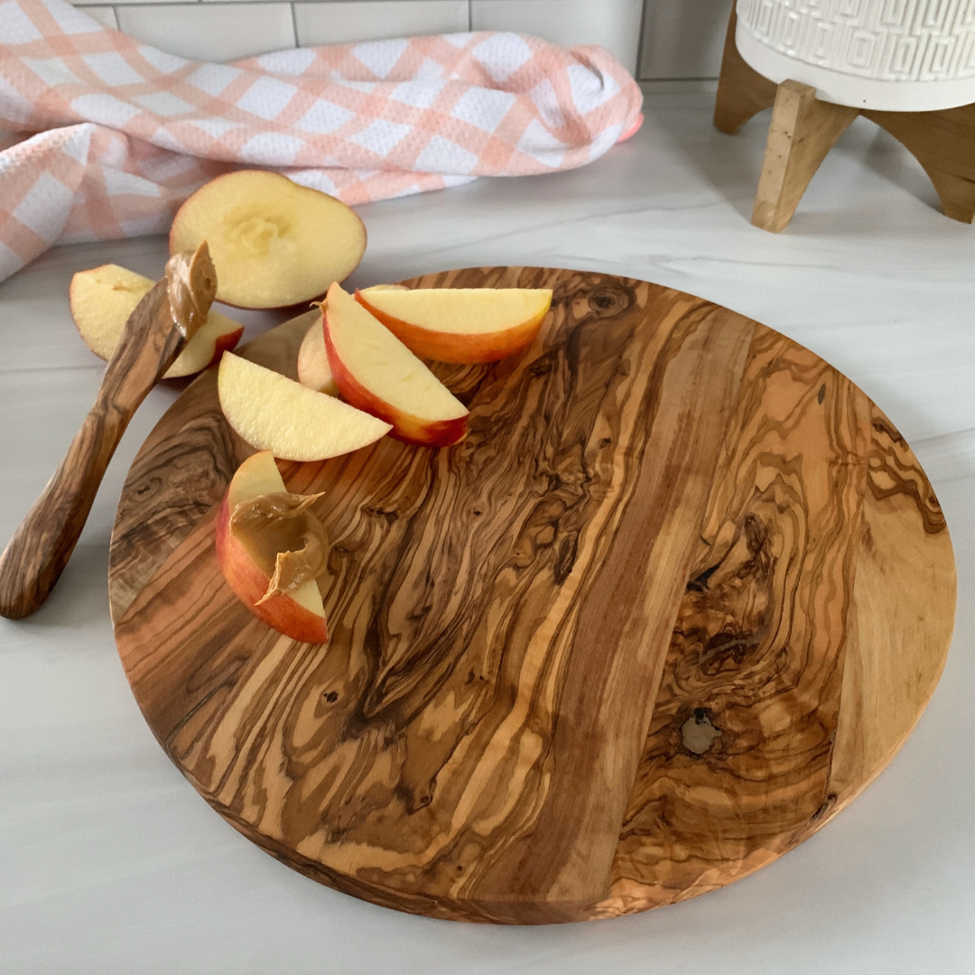 Olive Wood Round Board