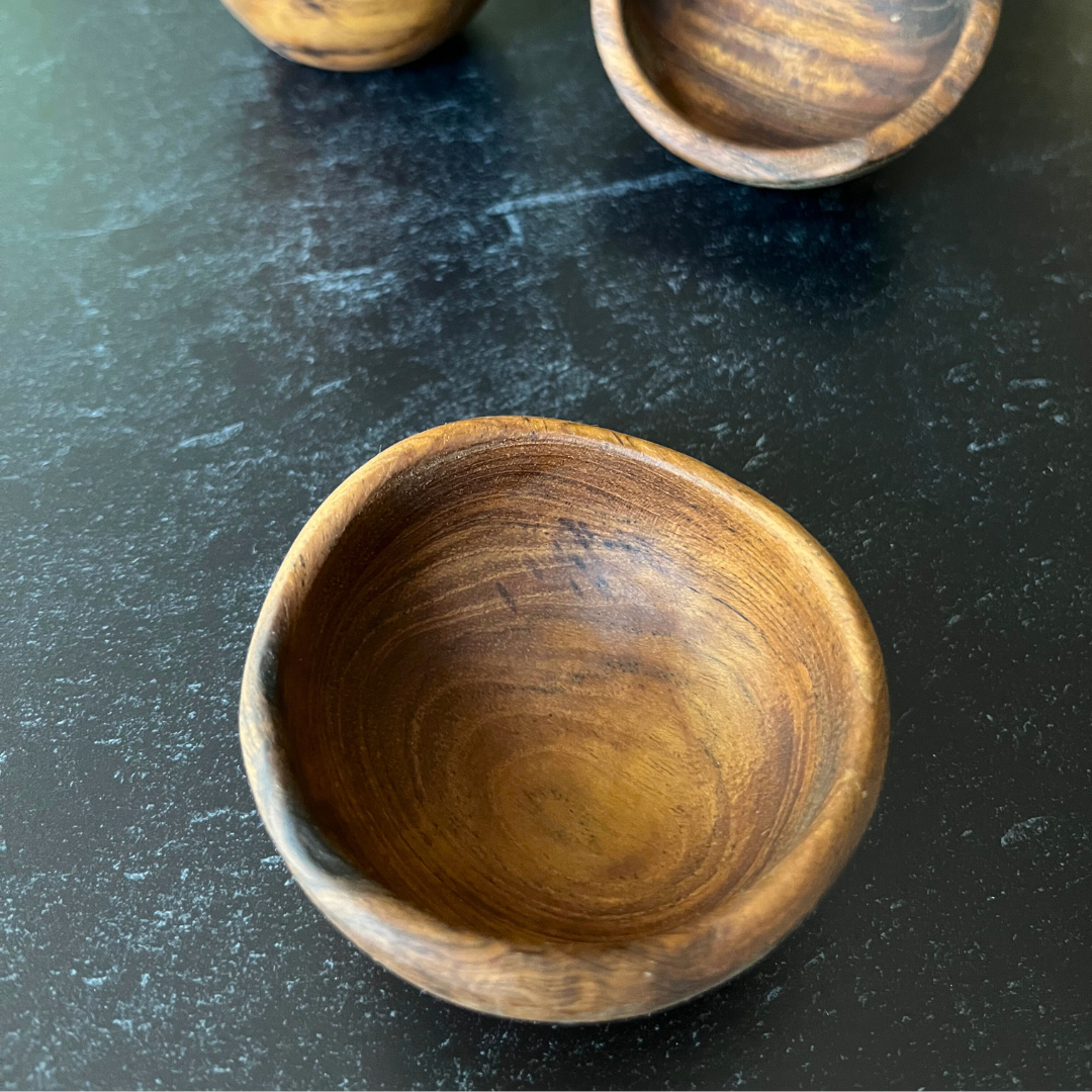Mise en Place - Teak Prep Bowls