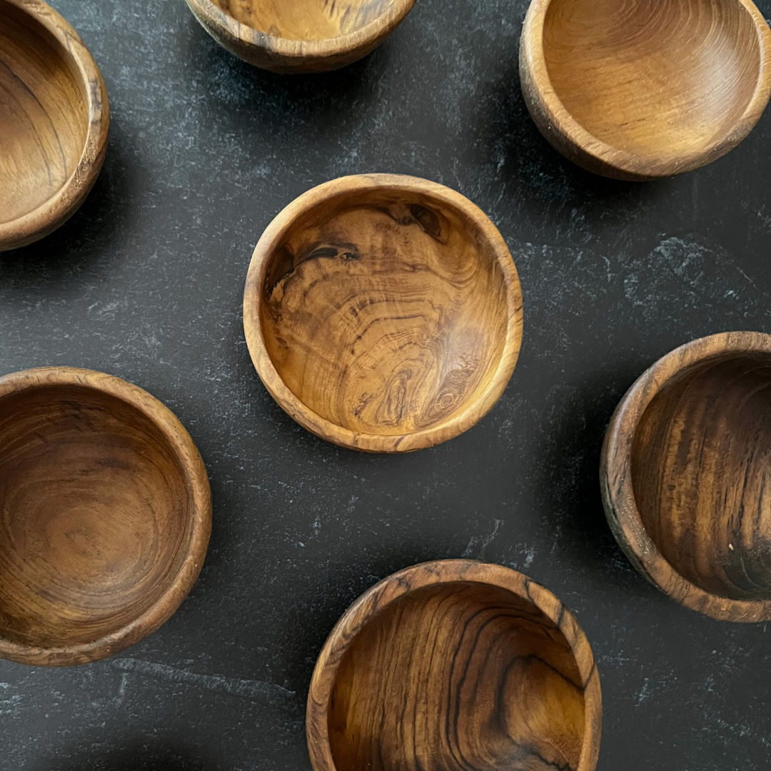 Mise en Place - Teak Prep Bowls