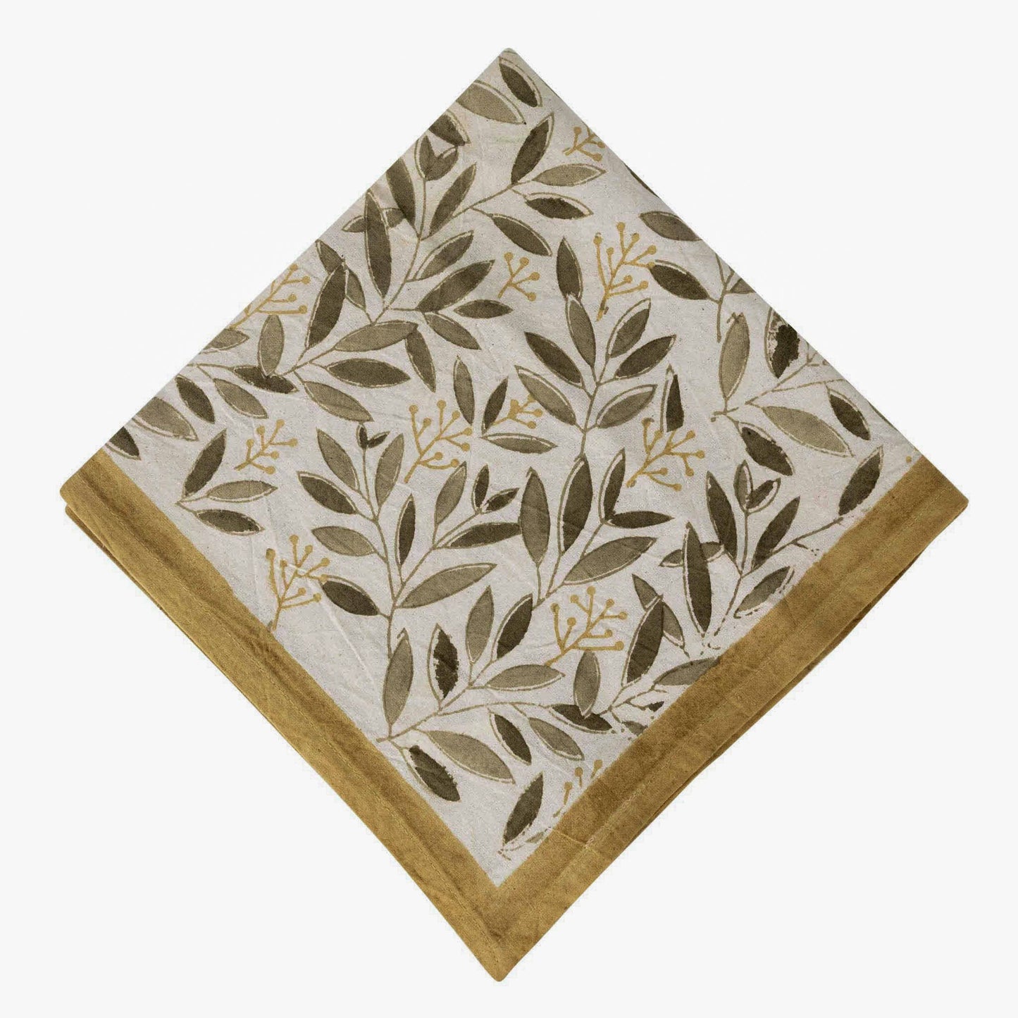 Green Bounty Hand-Block Printed Napkin