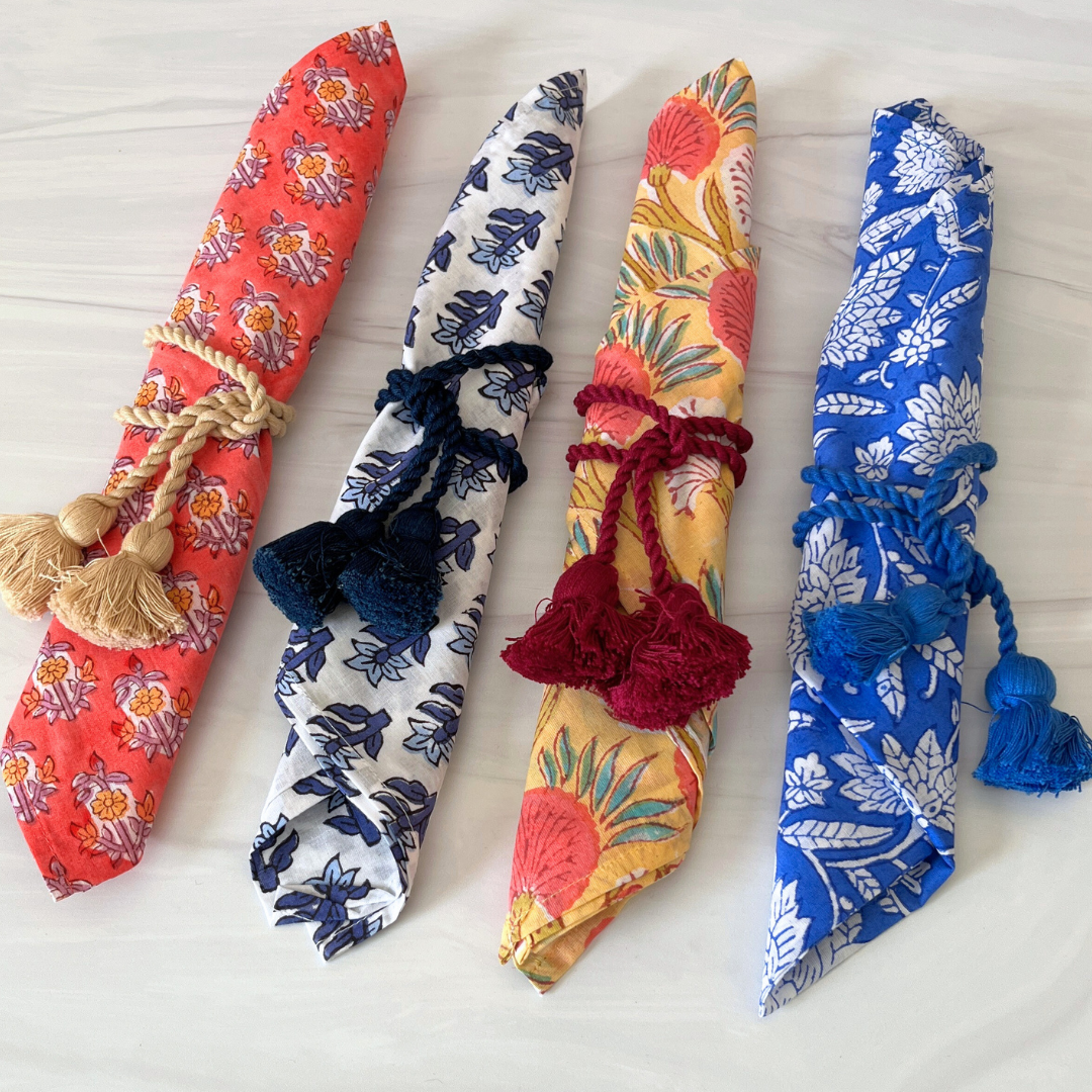 Napkin Cords - set of 4