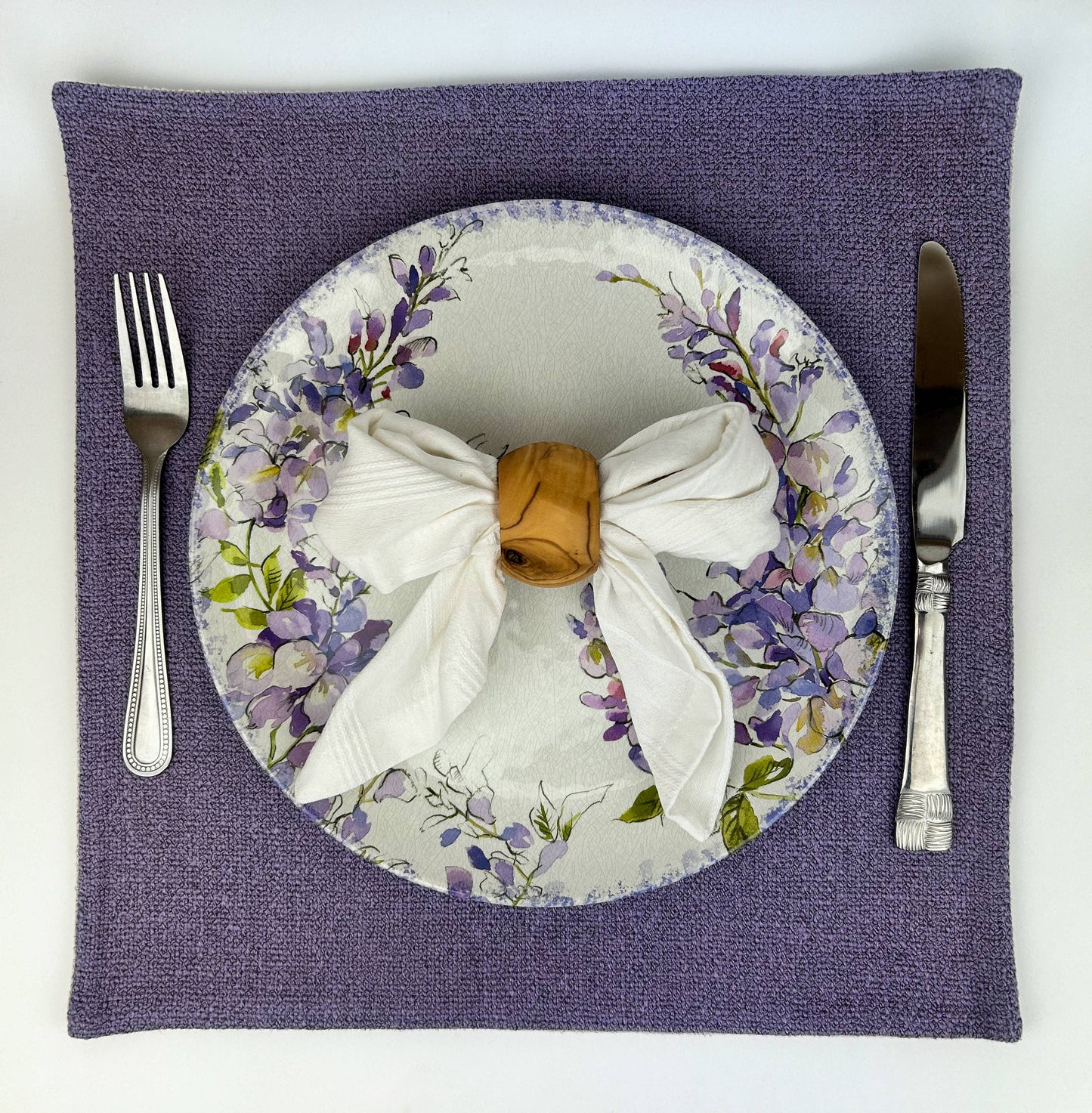 Olive Wood Napkin Ring - set of 4