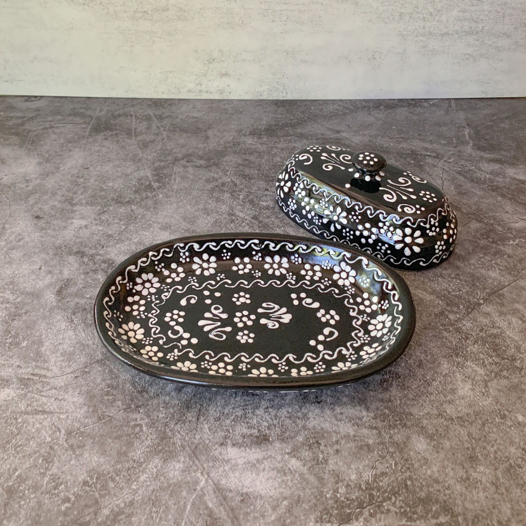 Handmade Pottery Butter Dish