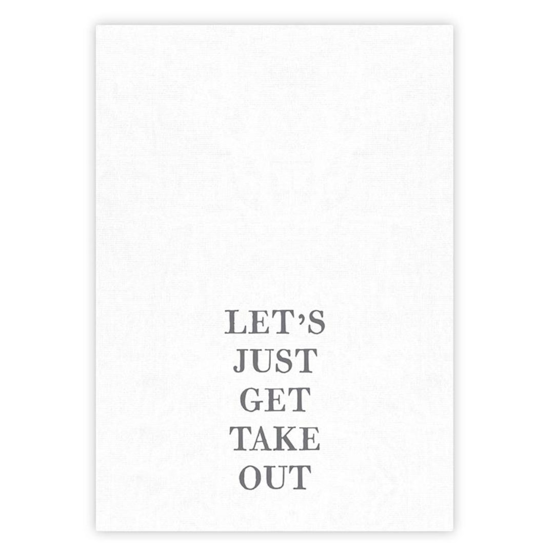 Tea Towel - Take Out