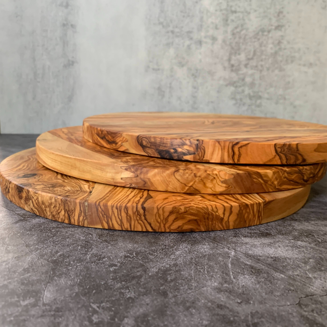 Olive Wood Round Board
