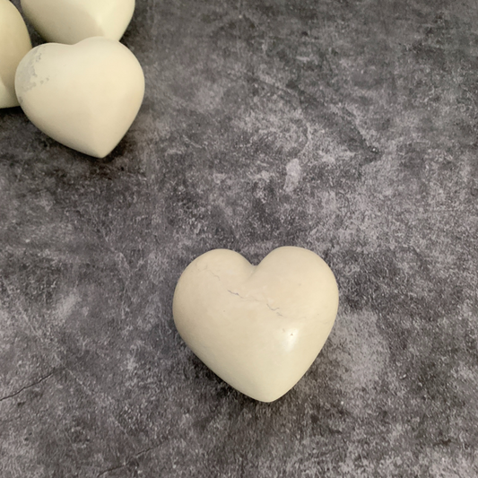 Natural Soapstone Heart Keepsakes