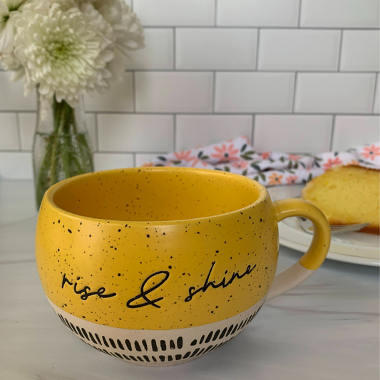 Stoneware Mug - Rise & Shine