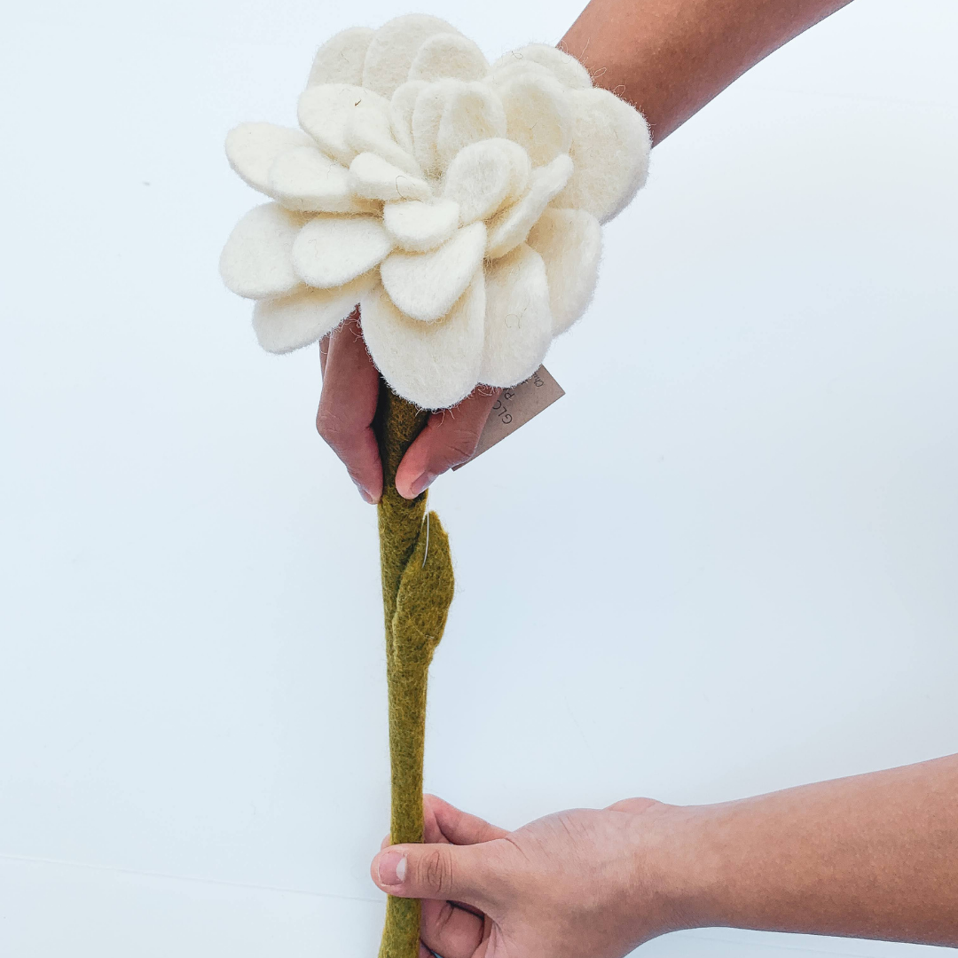 Felted Flowers & Stems