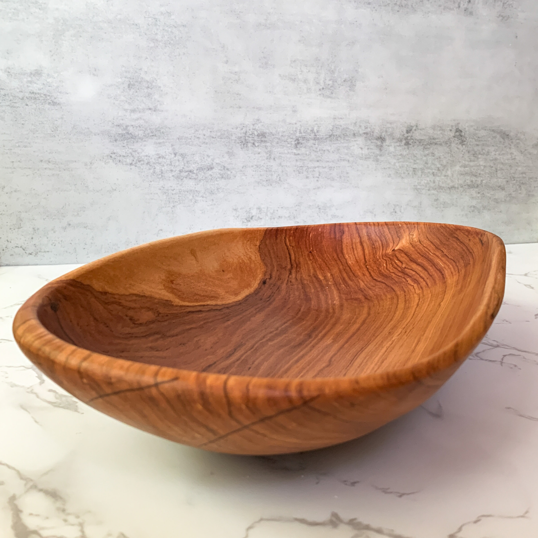 Olive Wood Salad Bowl