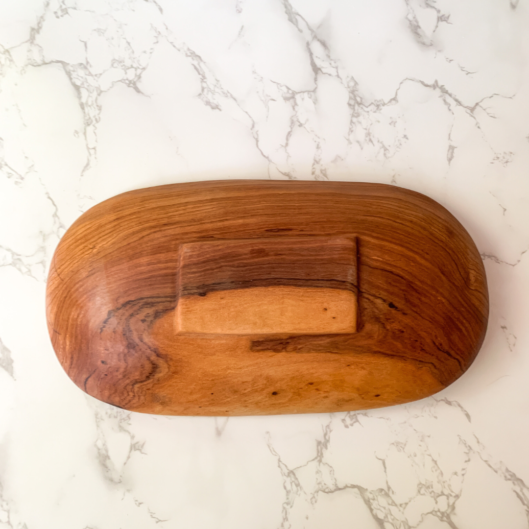 Olive Wood Salad Bowl