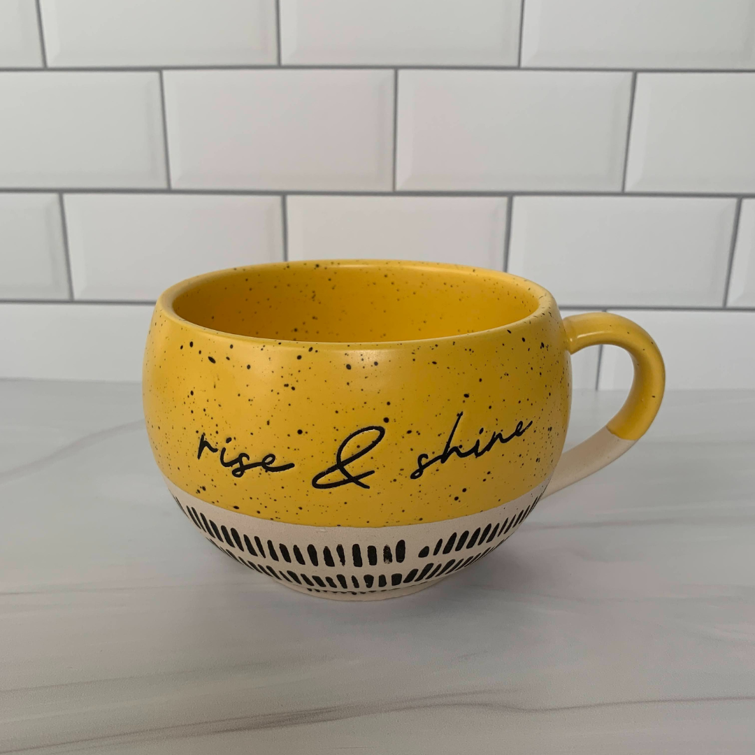 Stoneware Mug - Rise & Shine