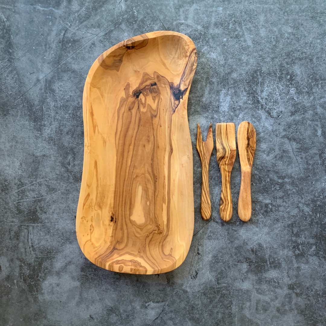 Olive Wood Serving Tray - Medium