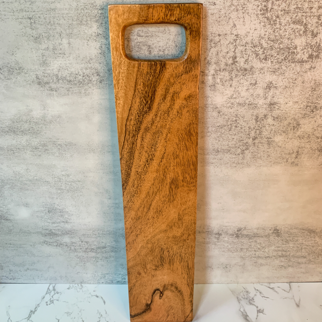 Slim Teak Wood Charcuterie Board