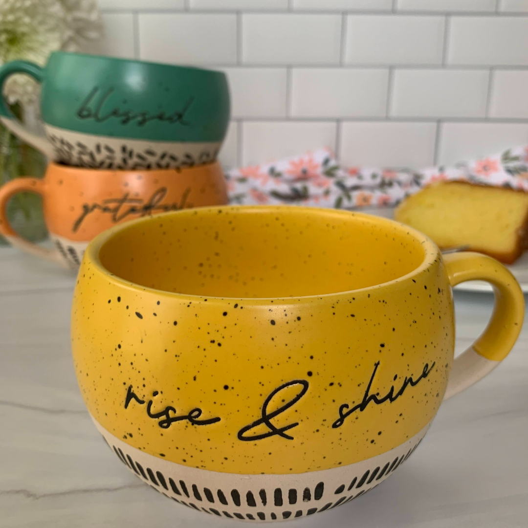 Stoneware Mug - Rise & Shine