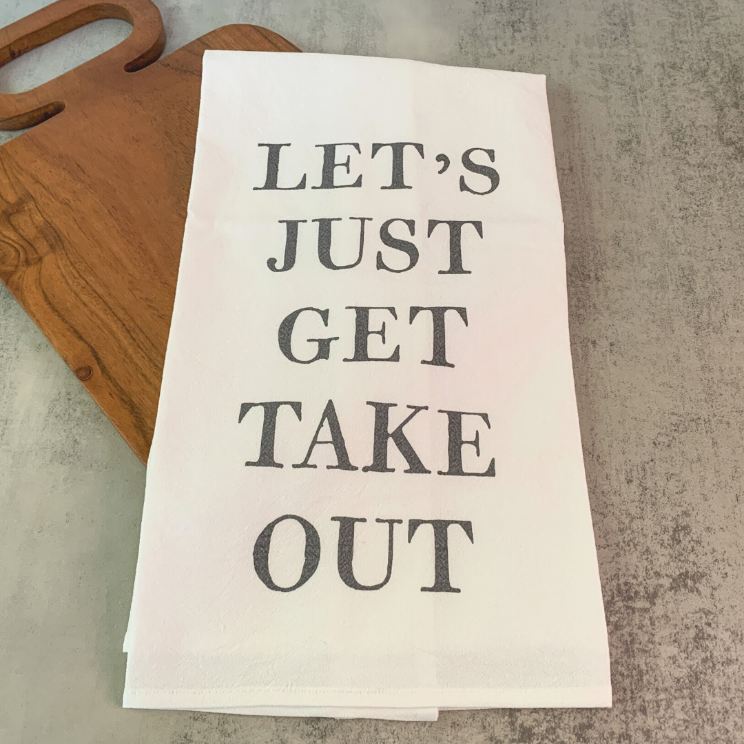 Tea Towel - Take Out