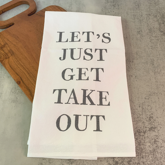 Tea Towel - Take Out