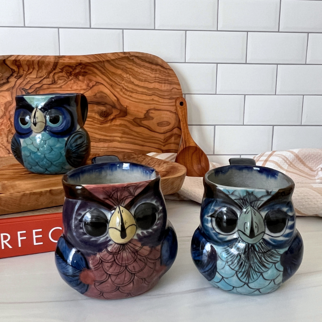 Handcrafted ceramic Owl Mug