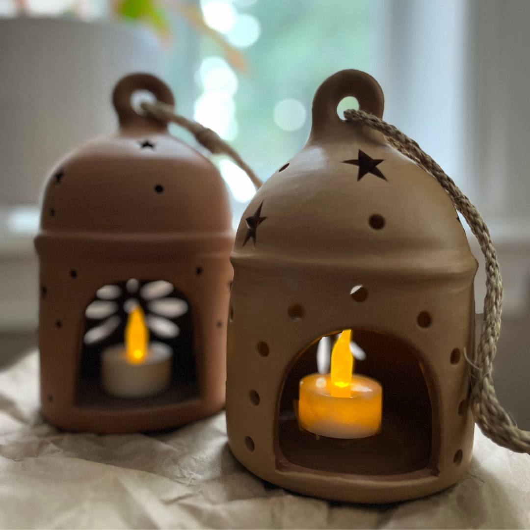 Terracotta Ceramic Lanterns