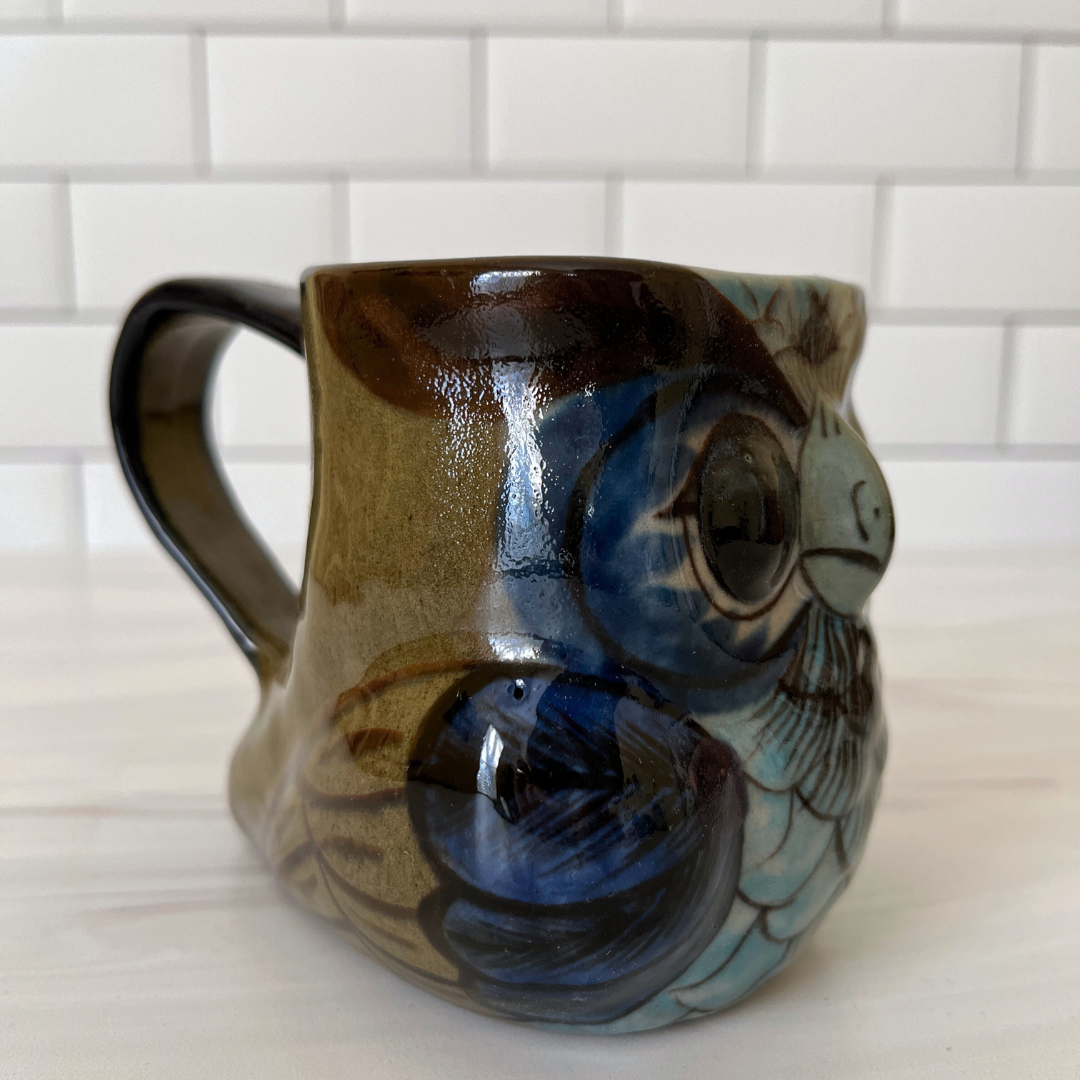 Handcrafted ceramic Owl Mug