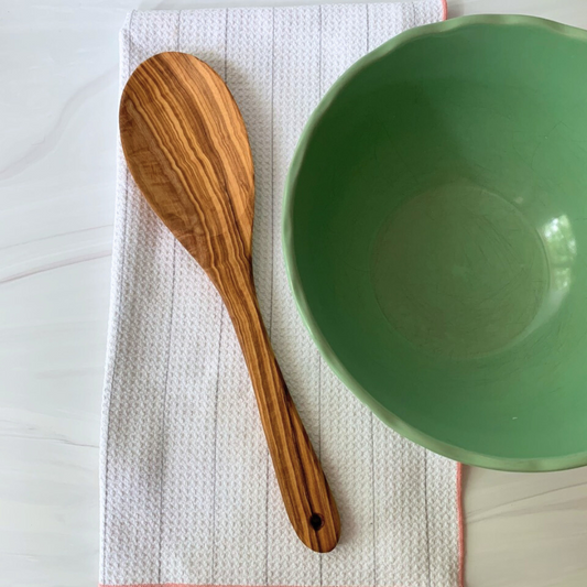 Olive Wood Large Serving Spoon