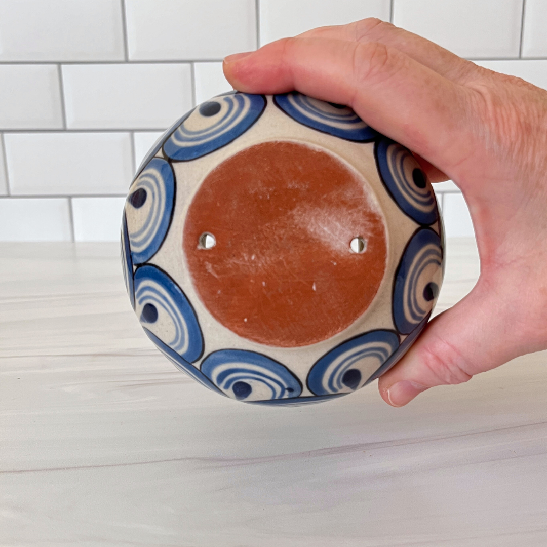 Ceramic Guatemalan Planters - Blue or Green