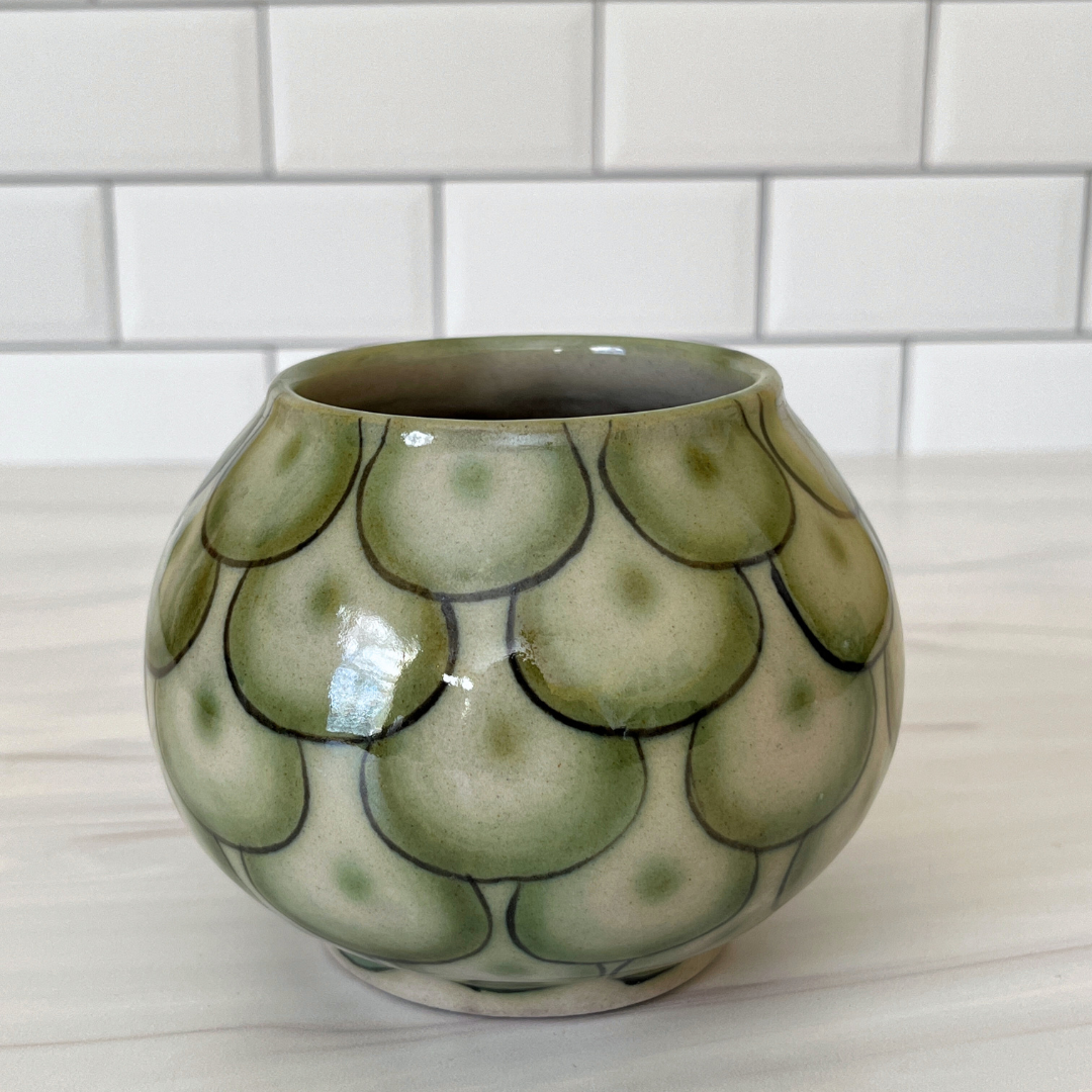 Ceramic Guatemalan Planters - Blue or Green