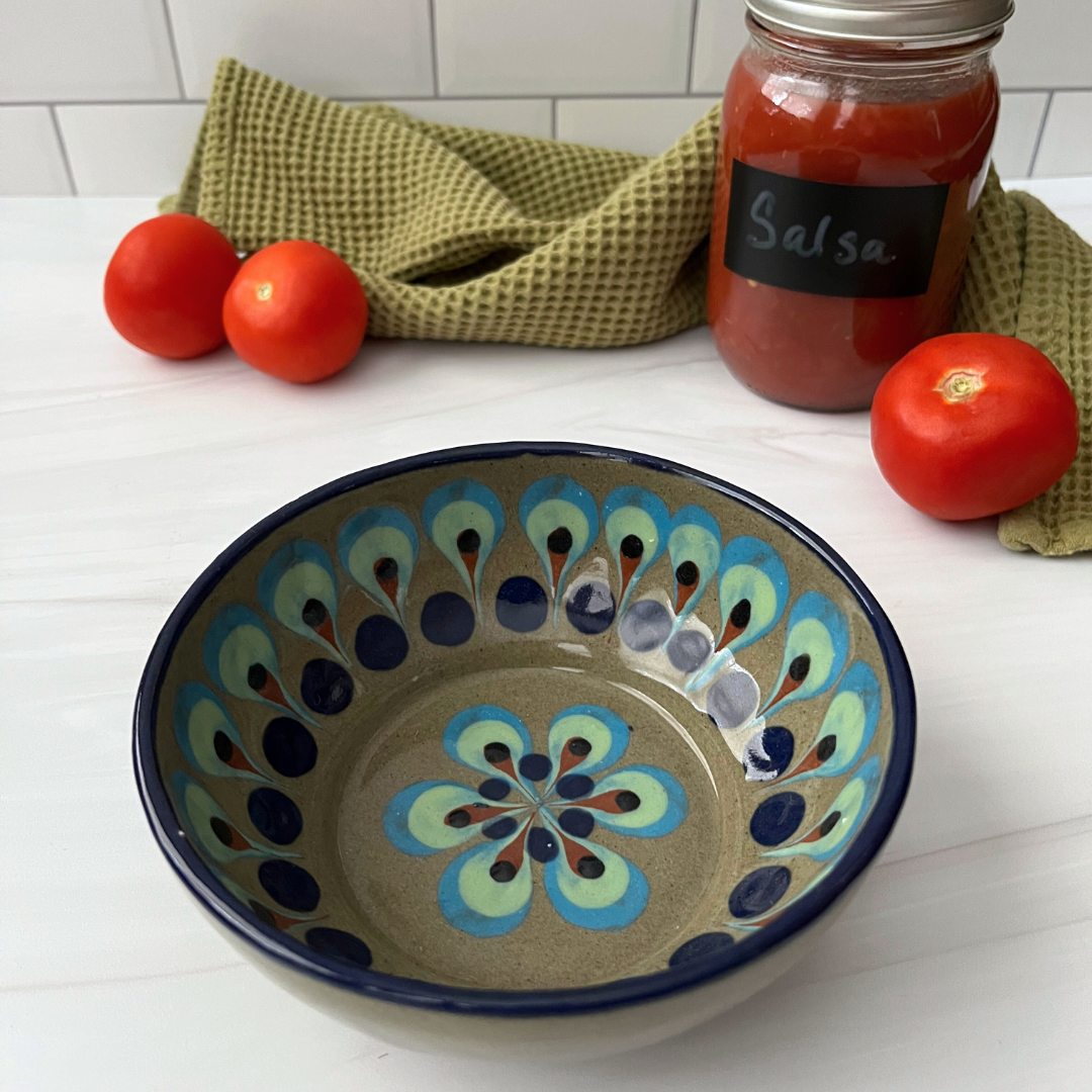 Artisan Serving Bowl Brown