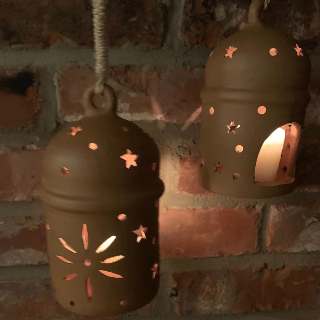 Terracotta Ceramic Lanterns