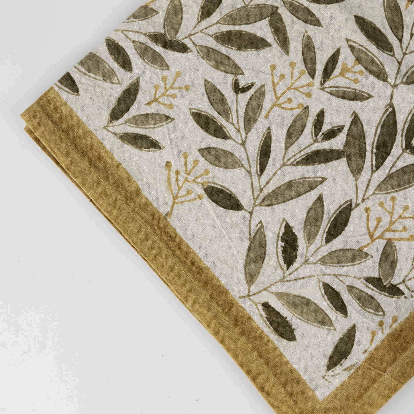 Green Bounty Hand-Block Printed Napkin