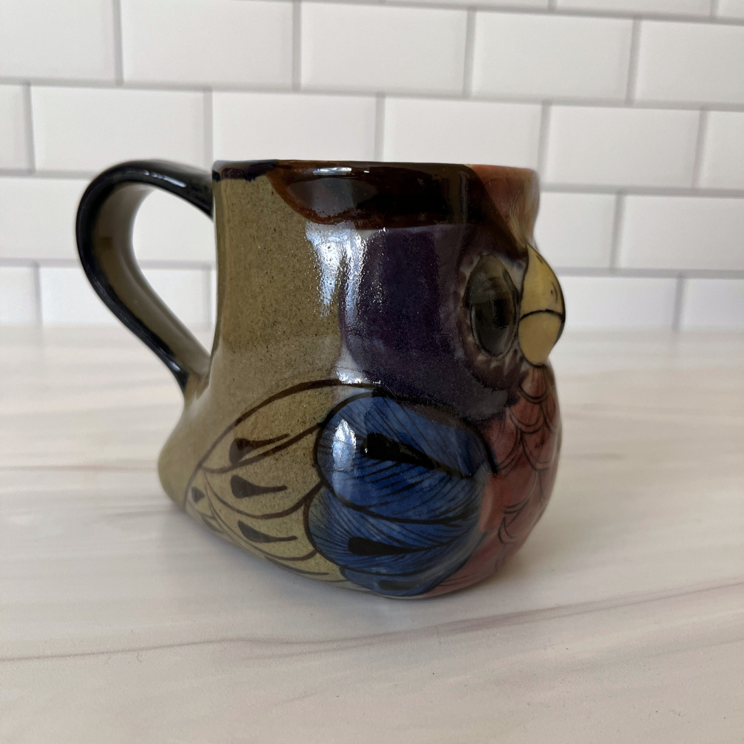 Handcrafted ceramic Owl Mug