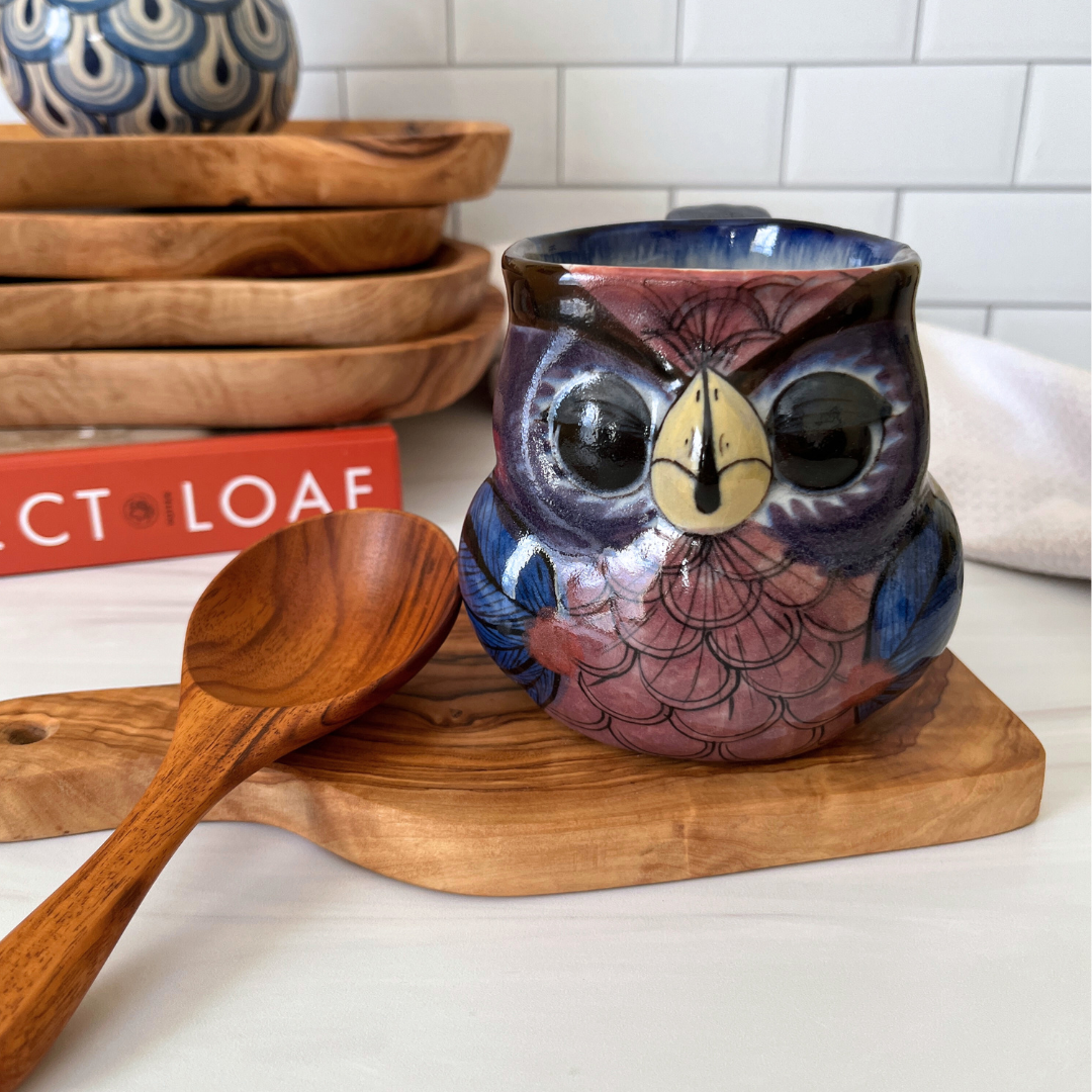 Handcrafted ceramic Owl Mug