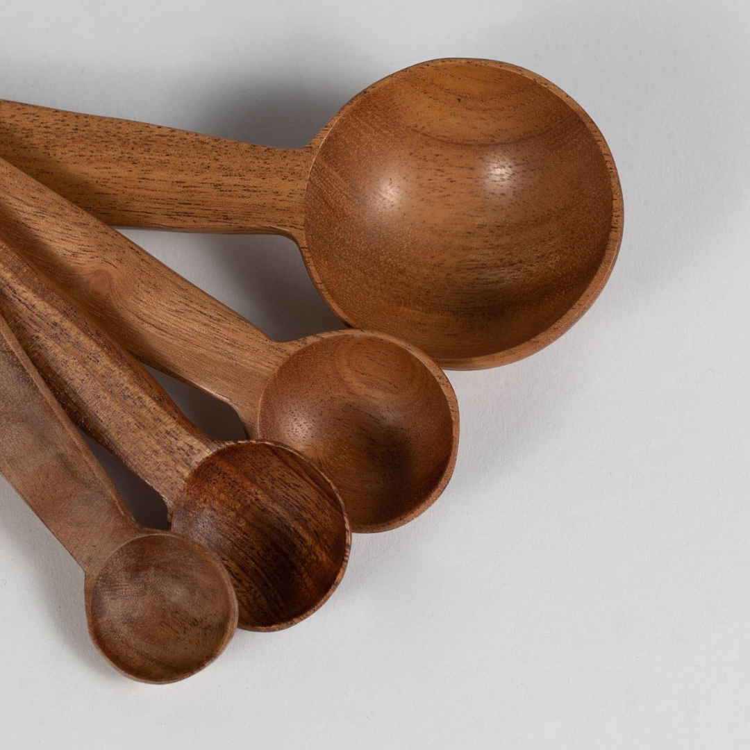 Rustic Wood Measuring Spoons