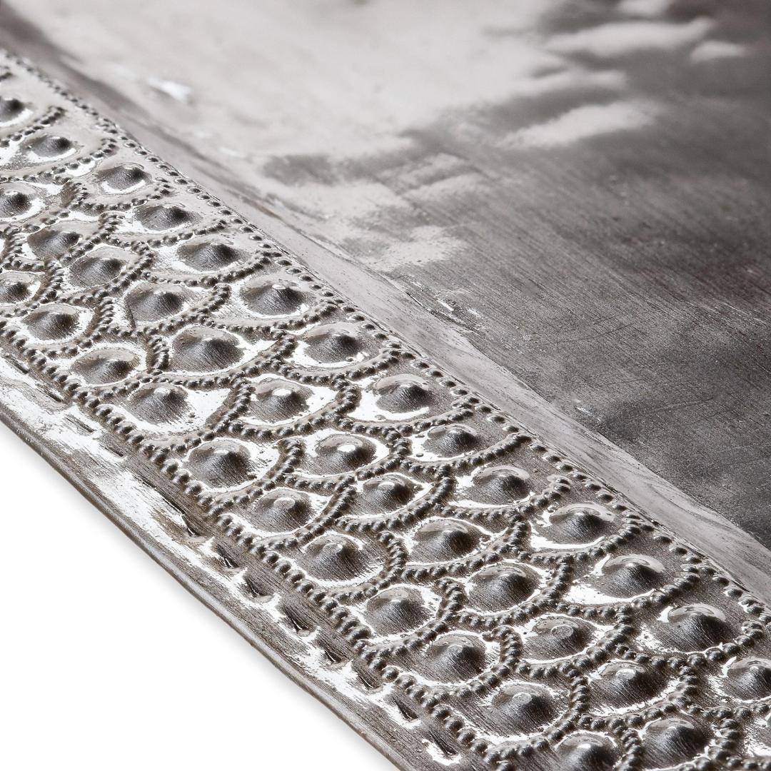 Steel Drum Tray - Fish Scale