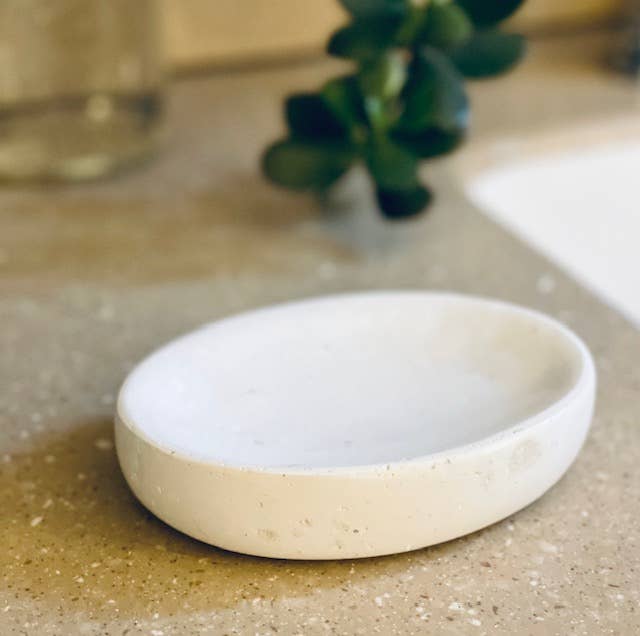 Oval Soapstone Soap Dish