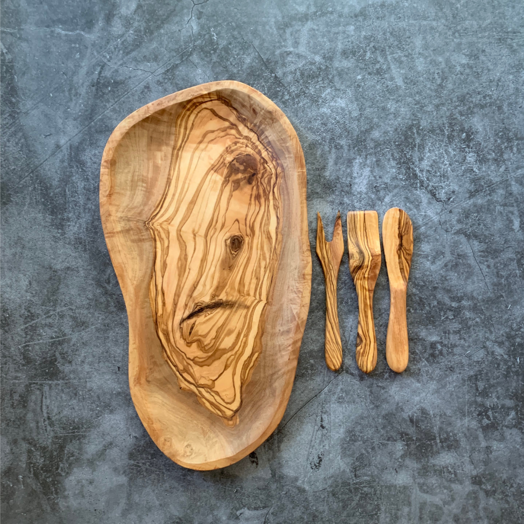 Olive Wood Serving Tray - Medium