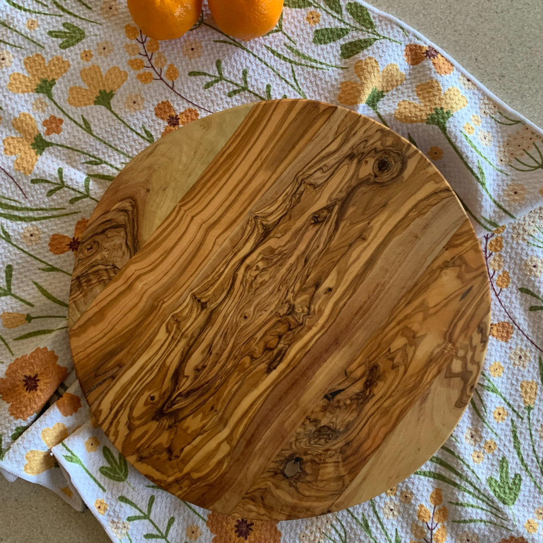 Olive Wood Round Board